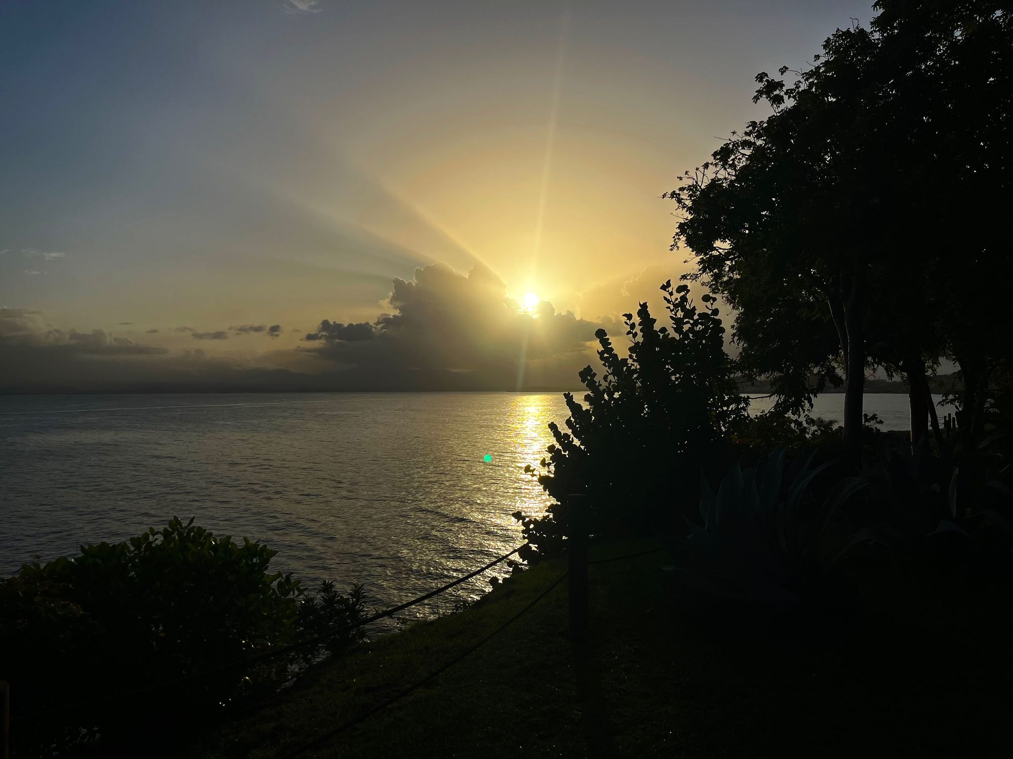 Coucher de soleil en Guadeloupe